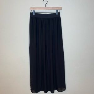 Nine Bird | Long Black Skirt | Medium